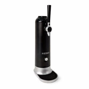 Fizzics Draftpour dispenser beer draft pour black silver batteries